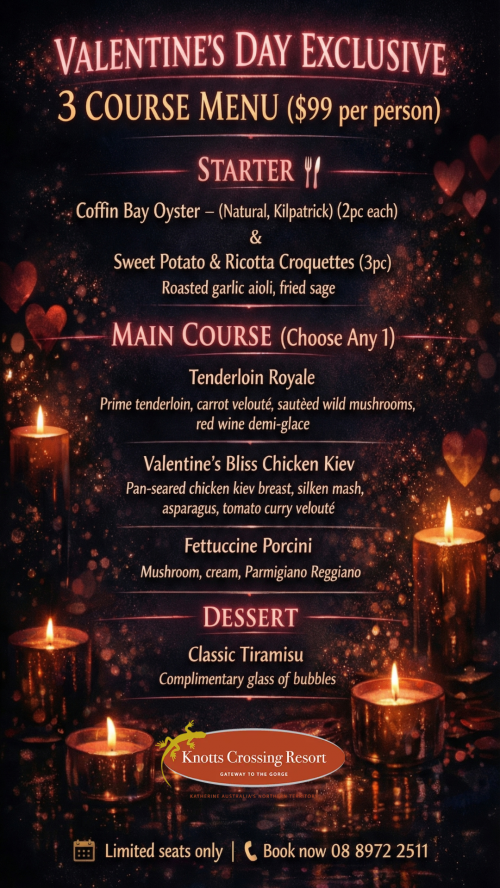 Valentines Day Exclusive Menu (14th feb)